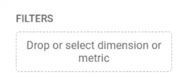 Filters section in GA4