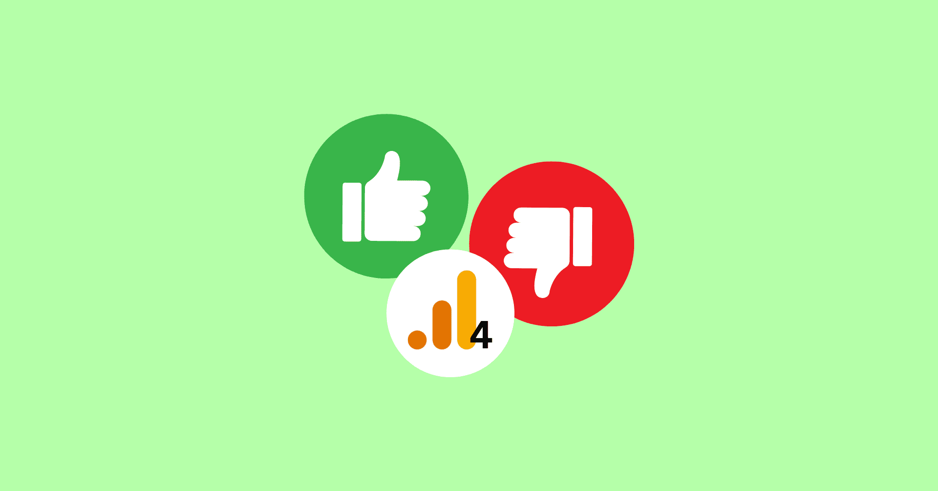 GA4 Pros and Cons blog featured image