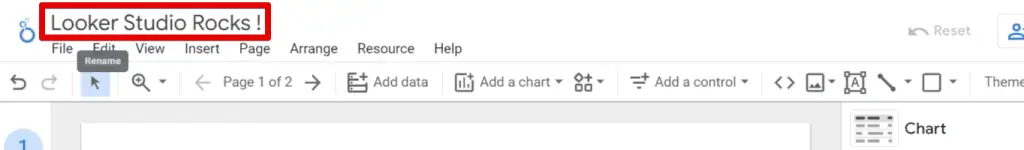 Renaming the dashboard
