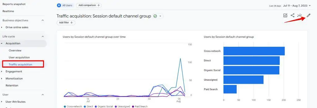 Adding custom channel grouping as a new dimension to the traffic report