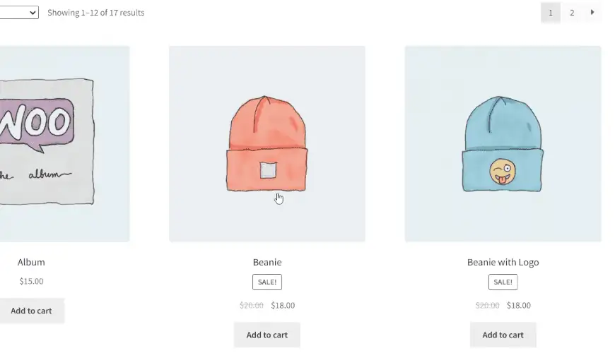 Demo eCommerce store