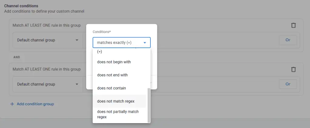 Exclude Facebook traffic from the Social Organic channel