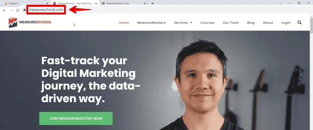 Main MeasureSchool website