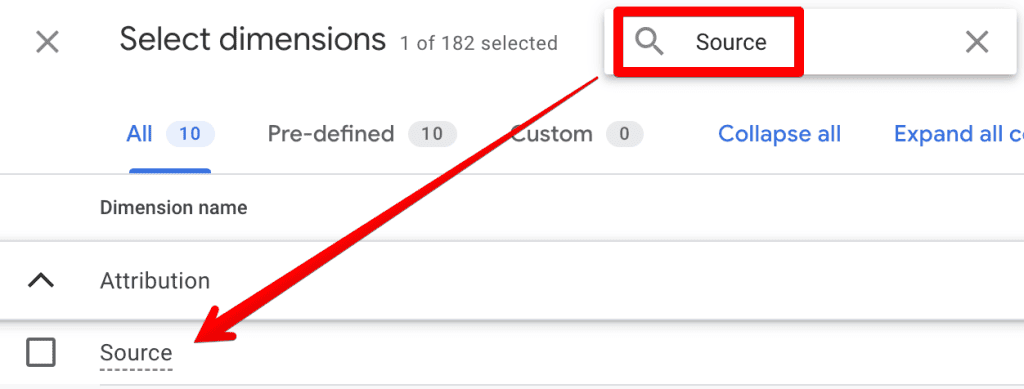 Source dimension in exploration