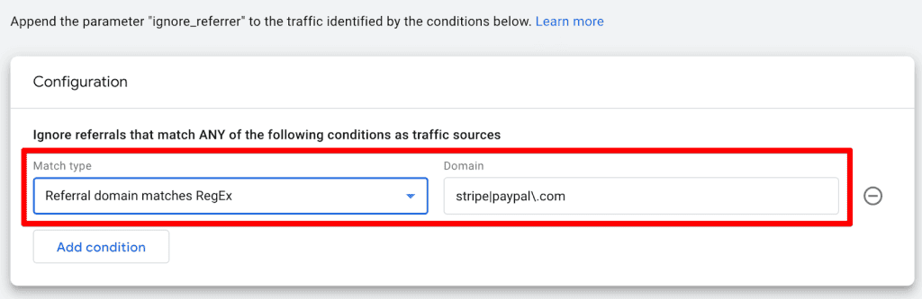 RegEx in unwanted referrals