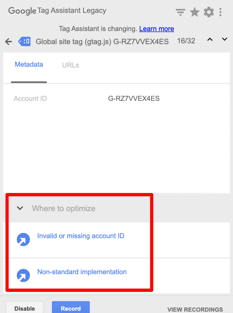 Where to optimize issues