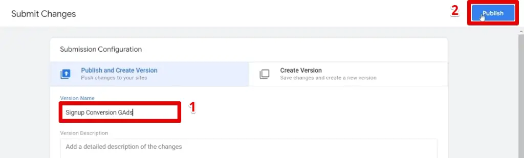 Publishing changes to the website