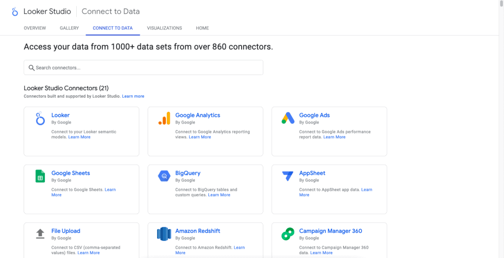 Looker Studio connectors
