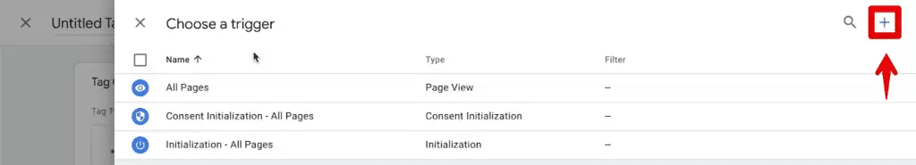 Creating a new trigger