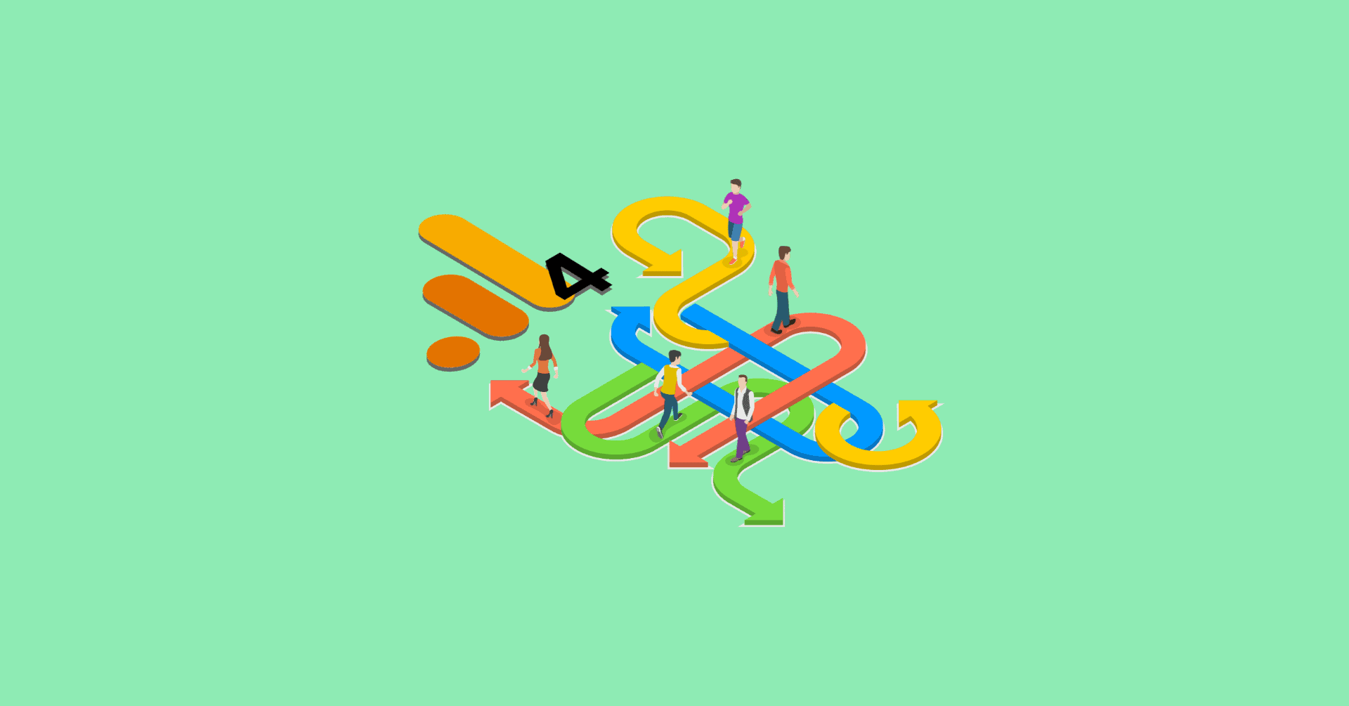 How to Use the Conversion Paths Report in GA4 blog featured image