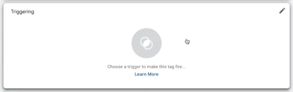 Setting the trigger for the GA4 configuration tag