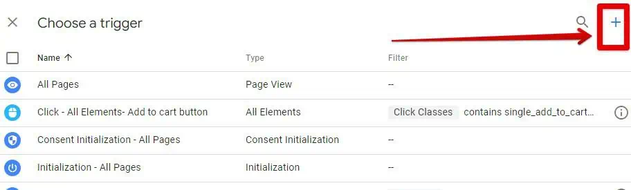 Choosing a new trigger