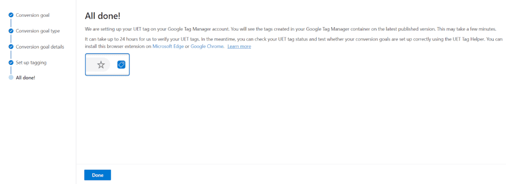 Complete installation steps