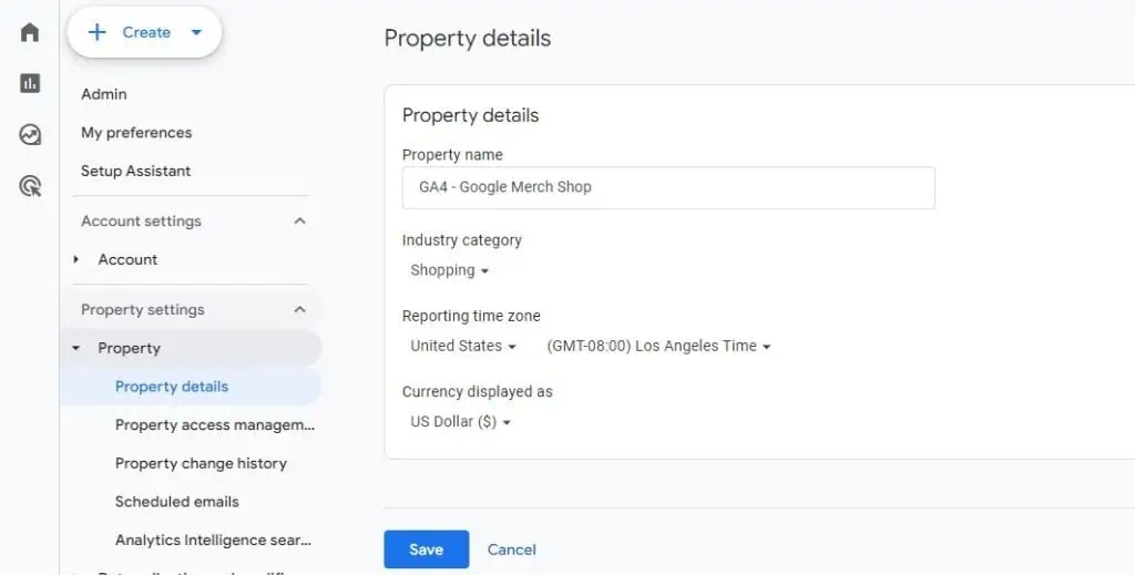 Property details to fill