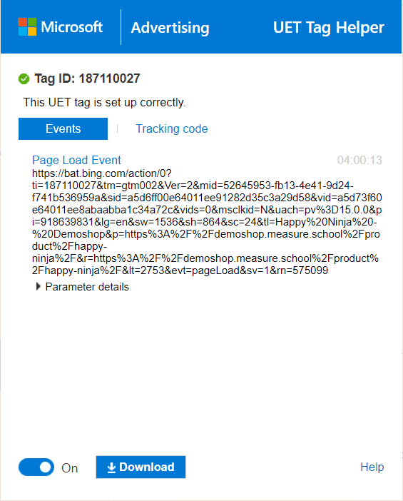 UET all-pages verification