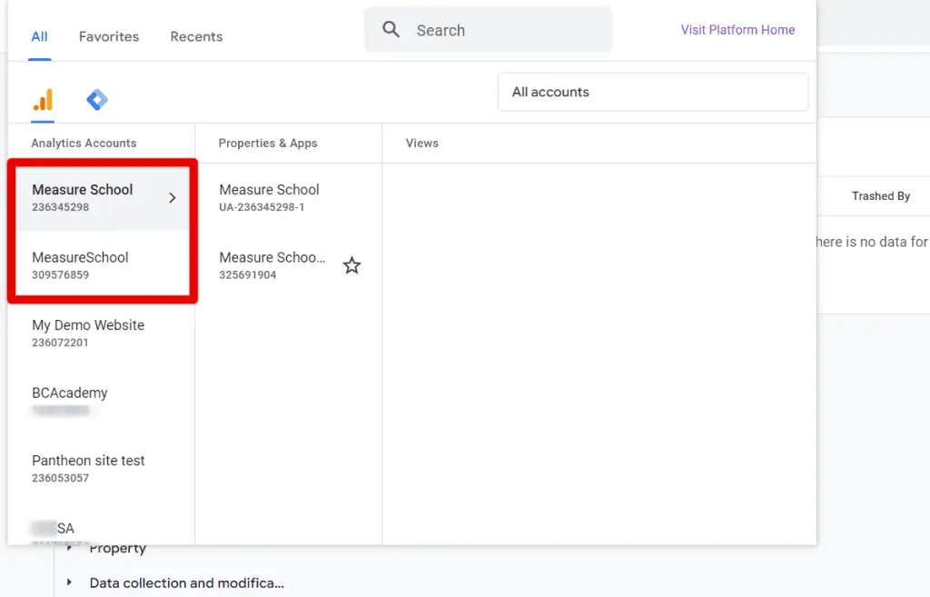 Accounts with identical names
