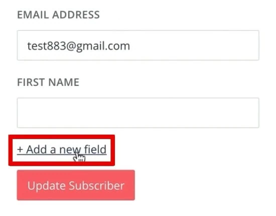 Adding new custom fields in ConvertKit