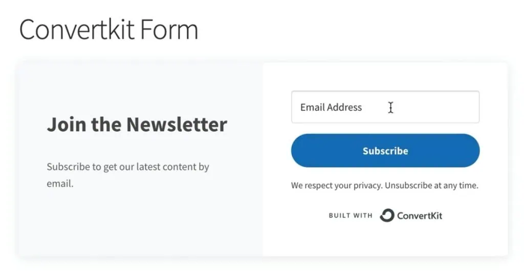 ConvertKit form with hidden UTM form fields