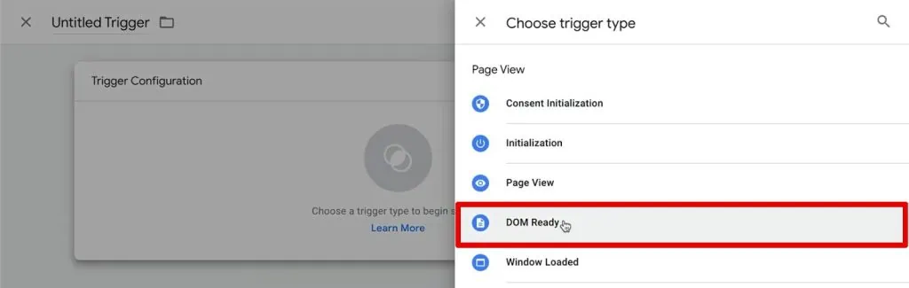 Creating a DOM-ready trigger
