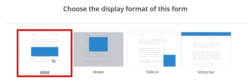 Creating an inline form in ConvertKit