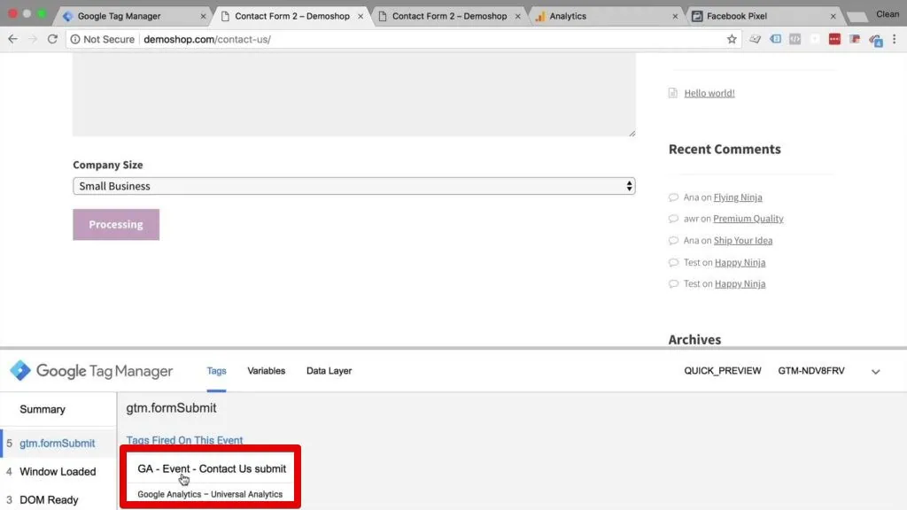 Capture Form Field Data With a Form Trigger
