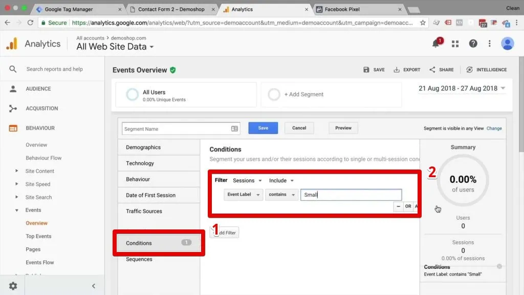 Segment Your Data Based on Form Field Value